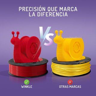 WINKLE Filamento PLA HD Azul Pacífico 1kg