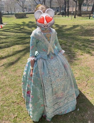Traje Valenciana 8-10 años + Manteletas