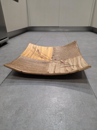 Lote 2 Piatti Ceramica Artistica Cruz grande formato