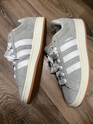 Adidas Campus Gris y Blanco