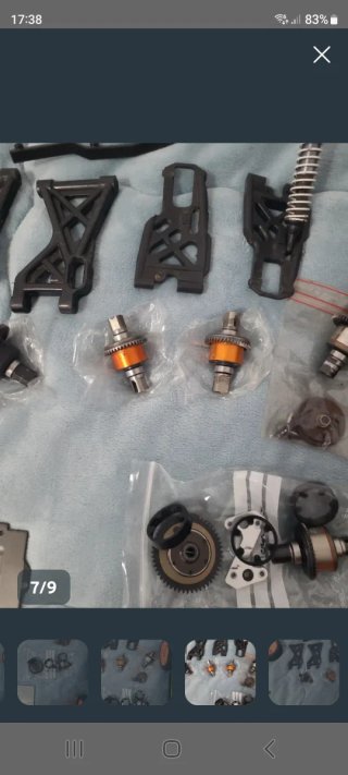 Hyper 8 RC Piezas y Ruedas