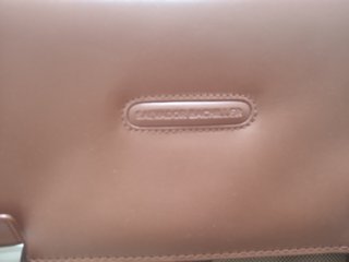 Maletín Samsonite Piel y Lona Marrón Beige