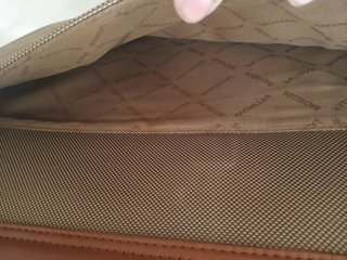 Maletín Samsonite Piel y Lona Marrón Beige