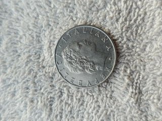50 Lire 1958 Vulcano Repubblica Italiana