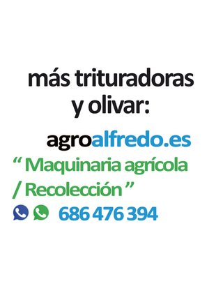 Trituradora de ramon Ventura 1,80 metros.