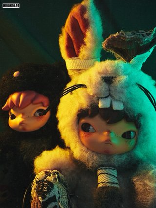 Hirono Little Hare Plush Pendant