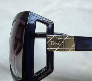 Gafas de sol Dior azul marino y beige