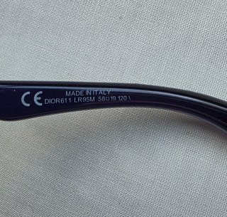 Gafas de sol Dior azul marino y beige