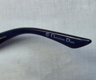 Gafas de sol Dior azul marino y beige