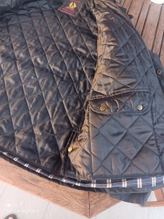 Chaqueta Moto Belstaff Barbour Negra