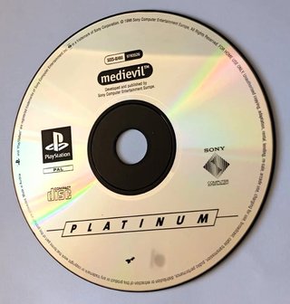 Medievil Platinum PS1 - Disco Testato 🇩🇪