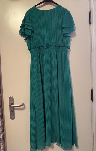 Vestido Zara verde Talla M