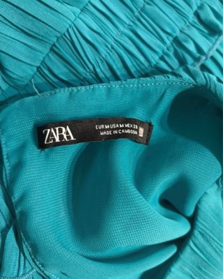 Vestido Zara verde Talla M