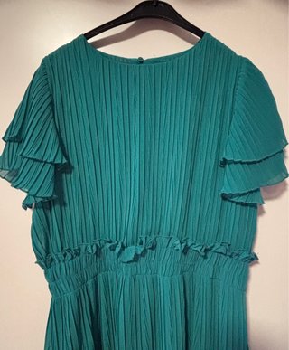 Vestido Zara verde Talla M
