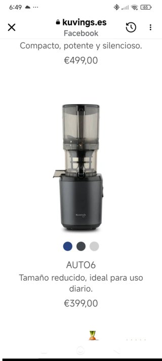 Extractor de zumo Kuvings AUTO10S