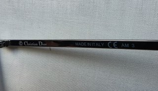 Gafas de sol Christian Dior negras y grises