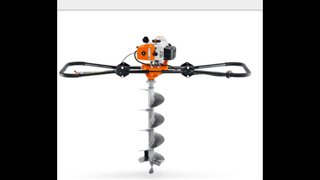 Ahoyadora Stihl con broca