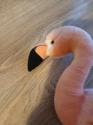 Peluche fenicottero rosa