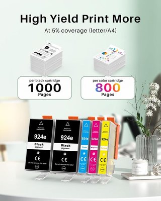 Skydo 924XL 5xTinta chip HP OfficeJet Pro 8120