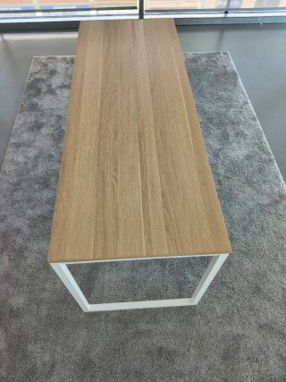 Mesa madera y metal 160x60