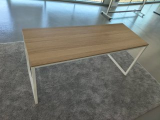 Mesa madera y metal 160x60
