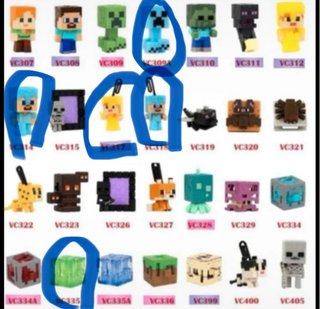 Lote Minecraft Kinder Joy