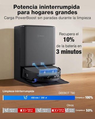 ECOVACS T90 PRO OMNI Aspira Friegasuelos 30000Pa