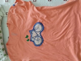 Lote Ropa Talla M (Naranja y Blanco)