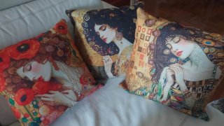 Set 3 Cuscini Arredo Klimt