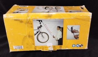 Sistema elevación bicicleta techo