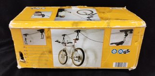 Sistema elevación bicicleta techo