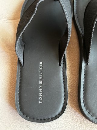 Chanclas Tommy Hilfiger Hombre Negras Talla 46