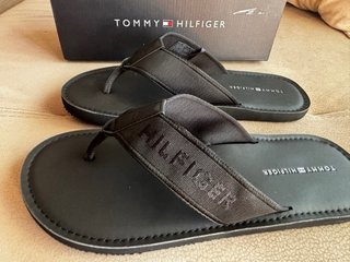 Chanclas Tommy Hilfiger Hombre Negras Talla 46