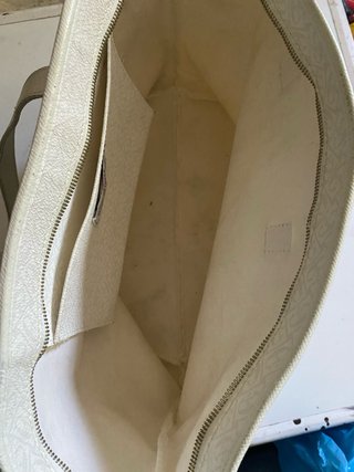 Borsa tote Conte of Florence beige pelle