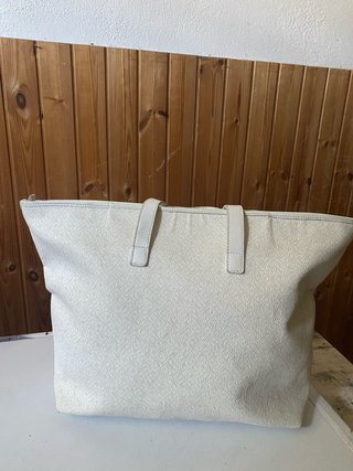 Borsa tote Conte of Florence beige pelle