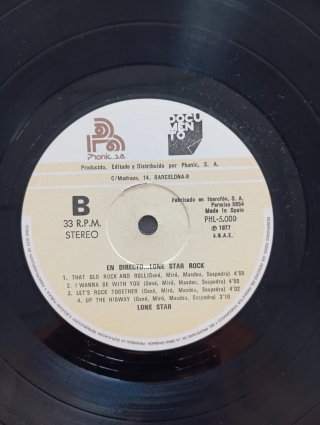 Vinilo Lone Star - Rock en directo