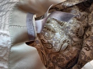 Sombrero Uterque beige ala ancha