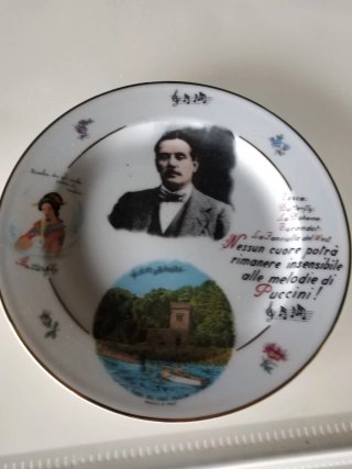 Piatto decorativo Puccini