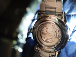 Reloj BG Automático Luna Oro Plata