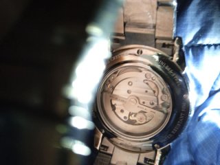 Reloj BG Automático Luna Oro Plata