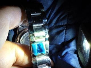 Reloj BG Automático Luna Oro Plata