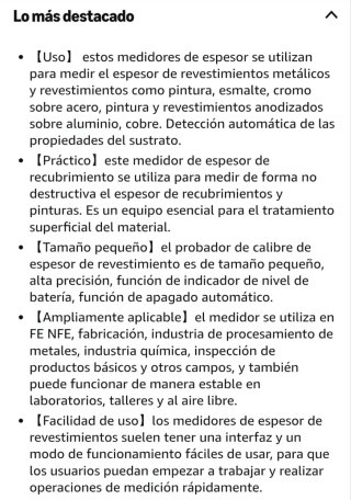 Medidor de Espesor El cometer 456