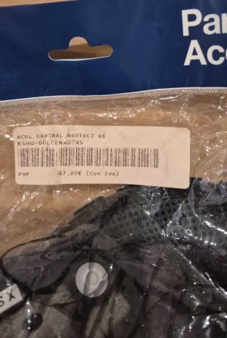 Acolchado Shoei Neotec 2 Talla XS9