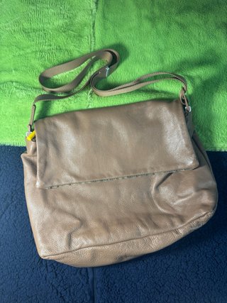 Bolso Hombro Cuero Marrón Mandarina Duck