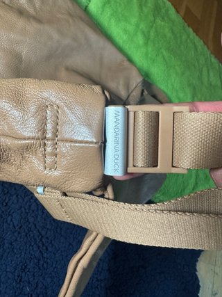 Bolso Hombro Cuero Marrón Mandarina Duck