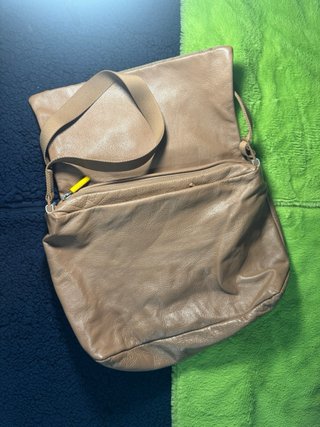 Bolso Hombro Cuero Marrón Mandarina Duck