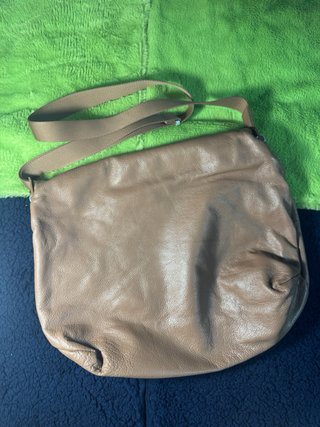 Bolso Hombro Cuero Marrón Mandarina Duck