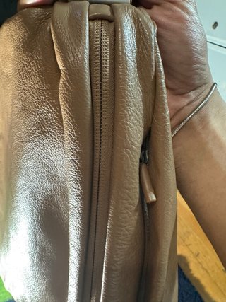 Bolso Hombro Cuero Marrón Mandarina Duck