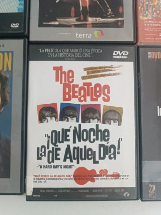 Lote 6 DVDs Música: U2, Clapton, Beatles, etc.