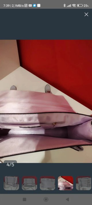 Bolso/ mochila malva